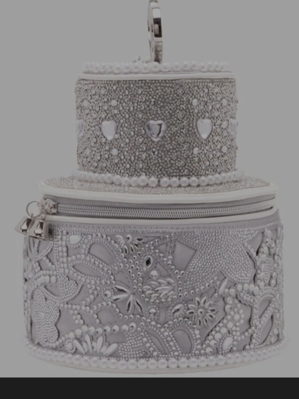 Embellished Rhinestone Betsy Johnson Cake Bag